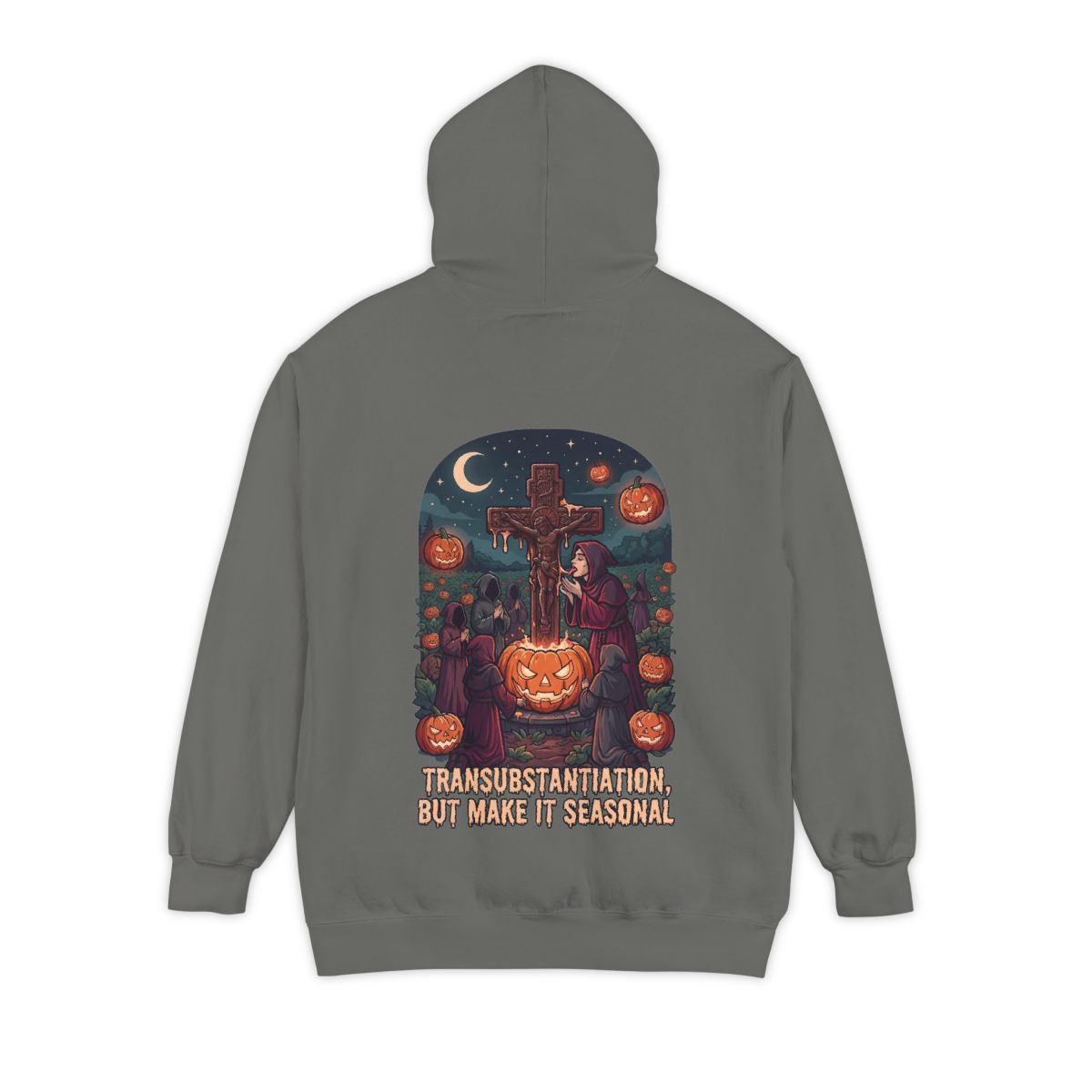 Color: Grey | Seasonal Transubstantiation Garment-Dyed Hoodie