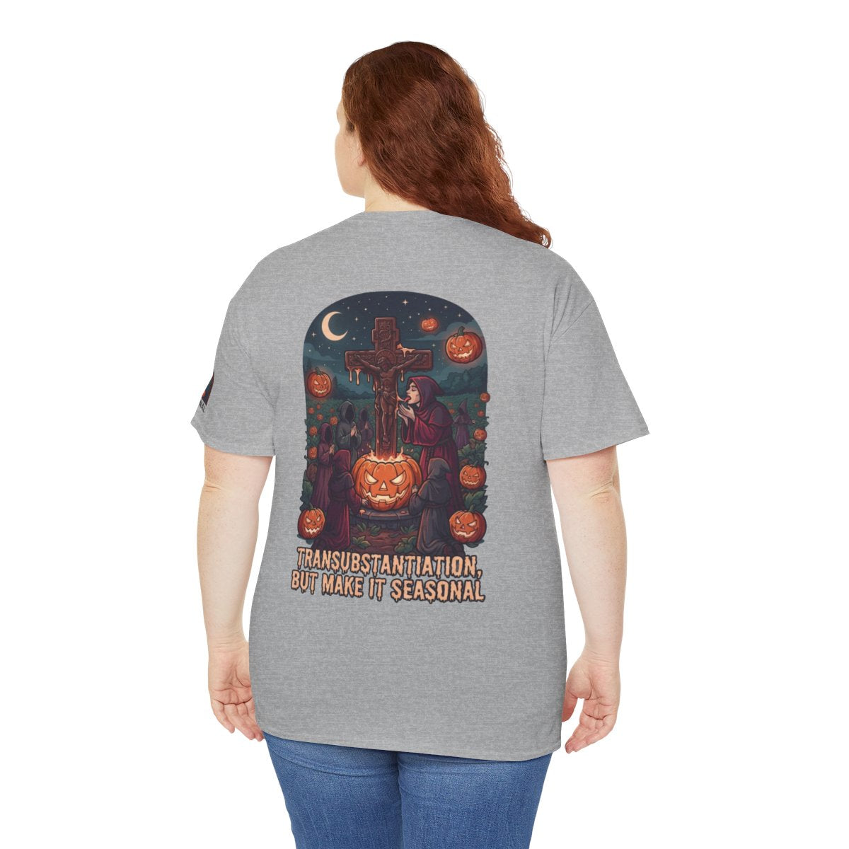 Color: Sport Grey | Seasonal Transubstantiation Premium Graphic Tee