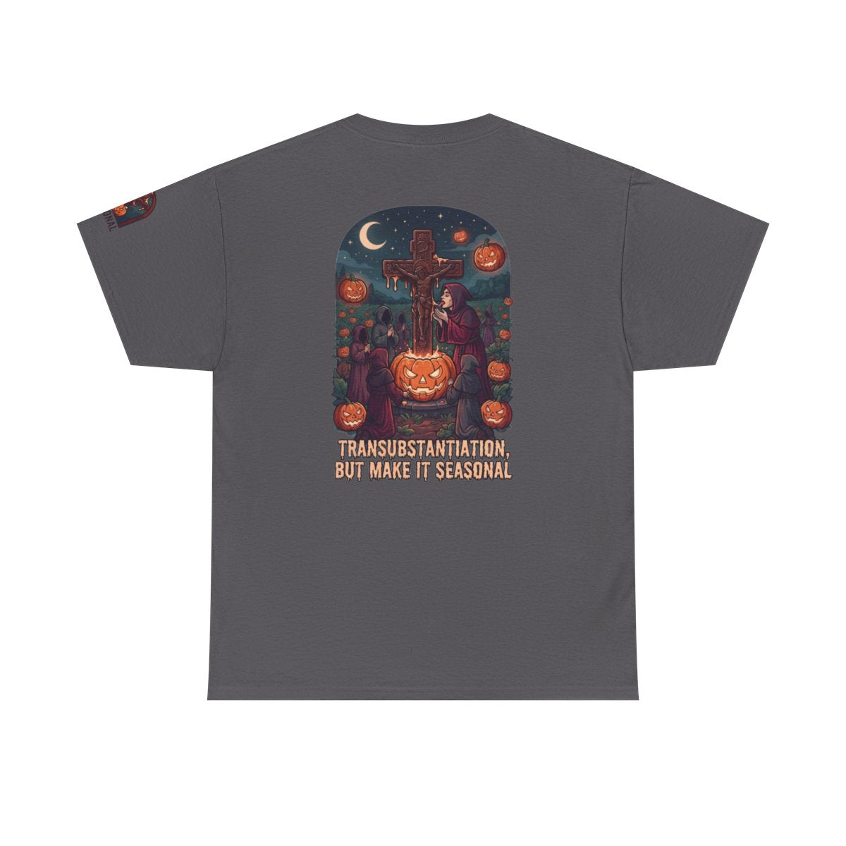 Color: Charcoal | Seasonal Transubstantiation Premium Graphic Tee