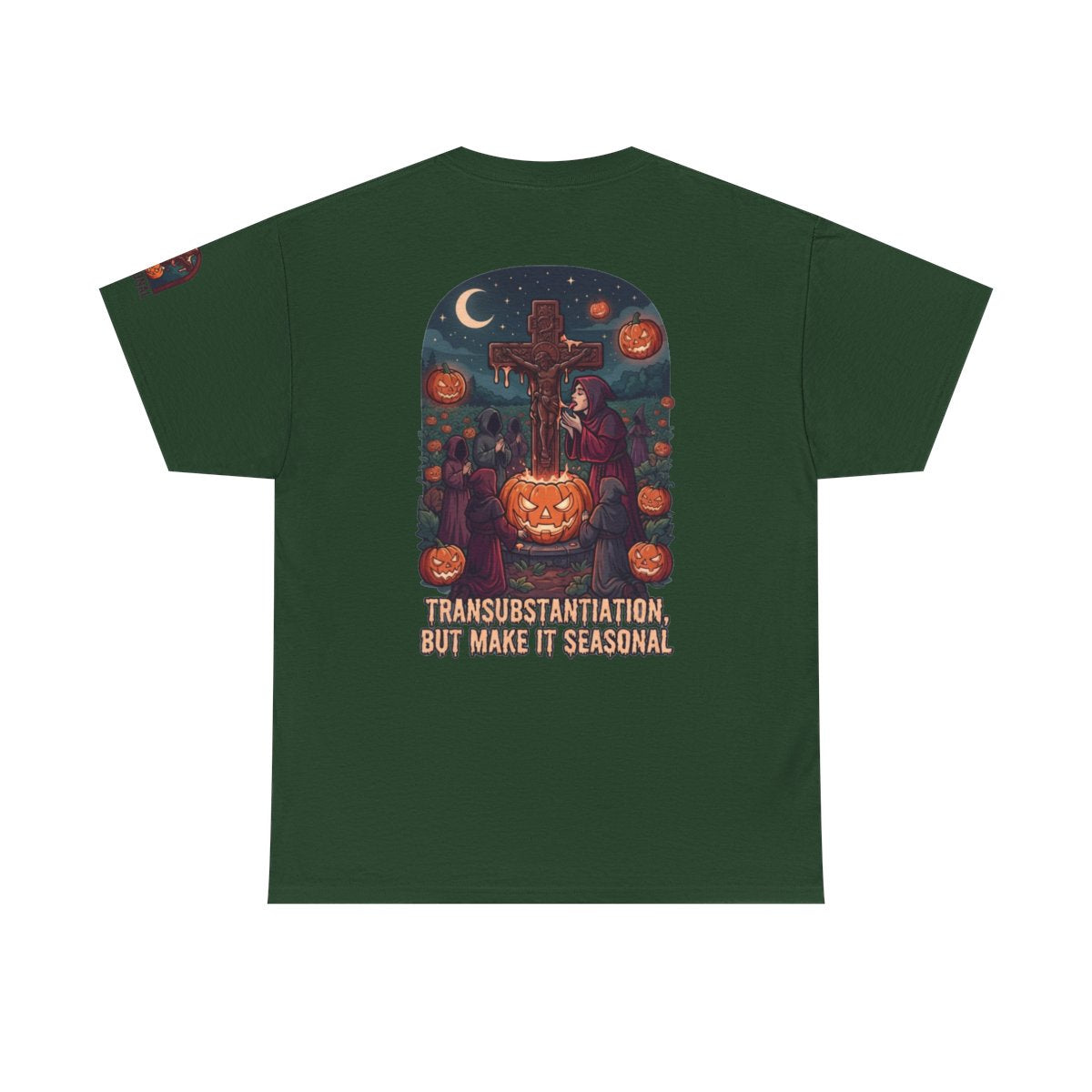Color: Forest Green | Seasonal Transubstantiation Premium Graphic Tee