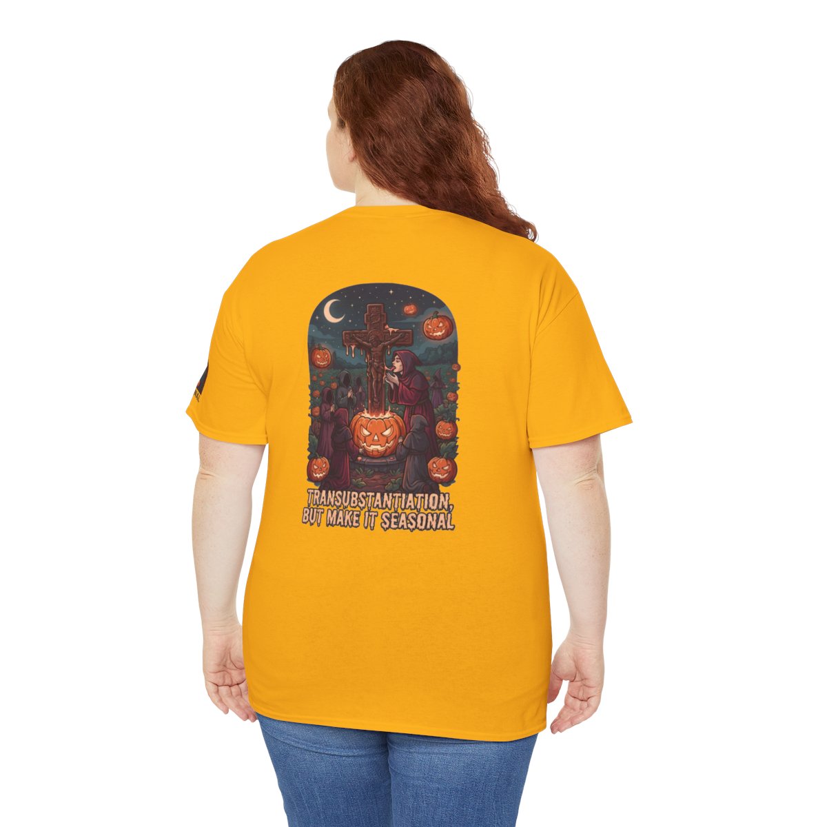 Color: Gold | Seasonal Transubstantiation Premium Graphic Tee