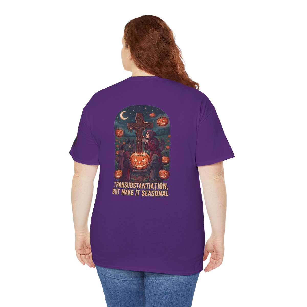Color: Purple | Seasonal Transubstantiation Premium Graphic Tee
