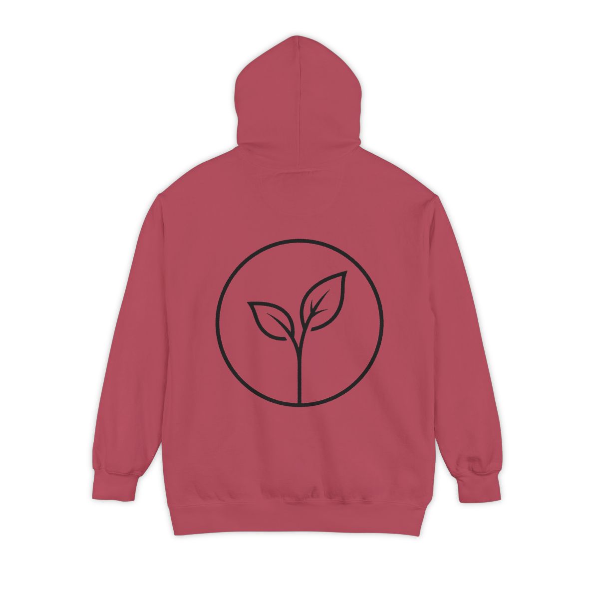 Color: Crimson | Seedling Garment-Dyed Hoodie