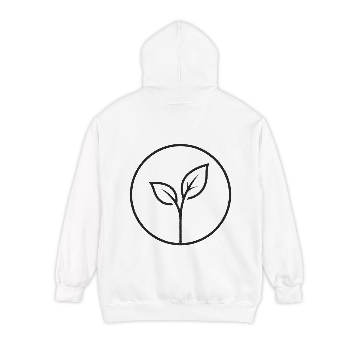 Color: White | Seedling Garment-Dyed Hoodie