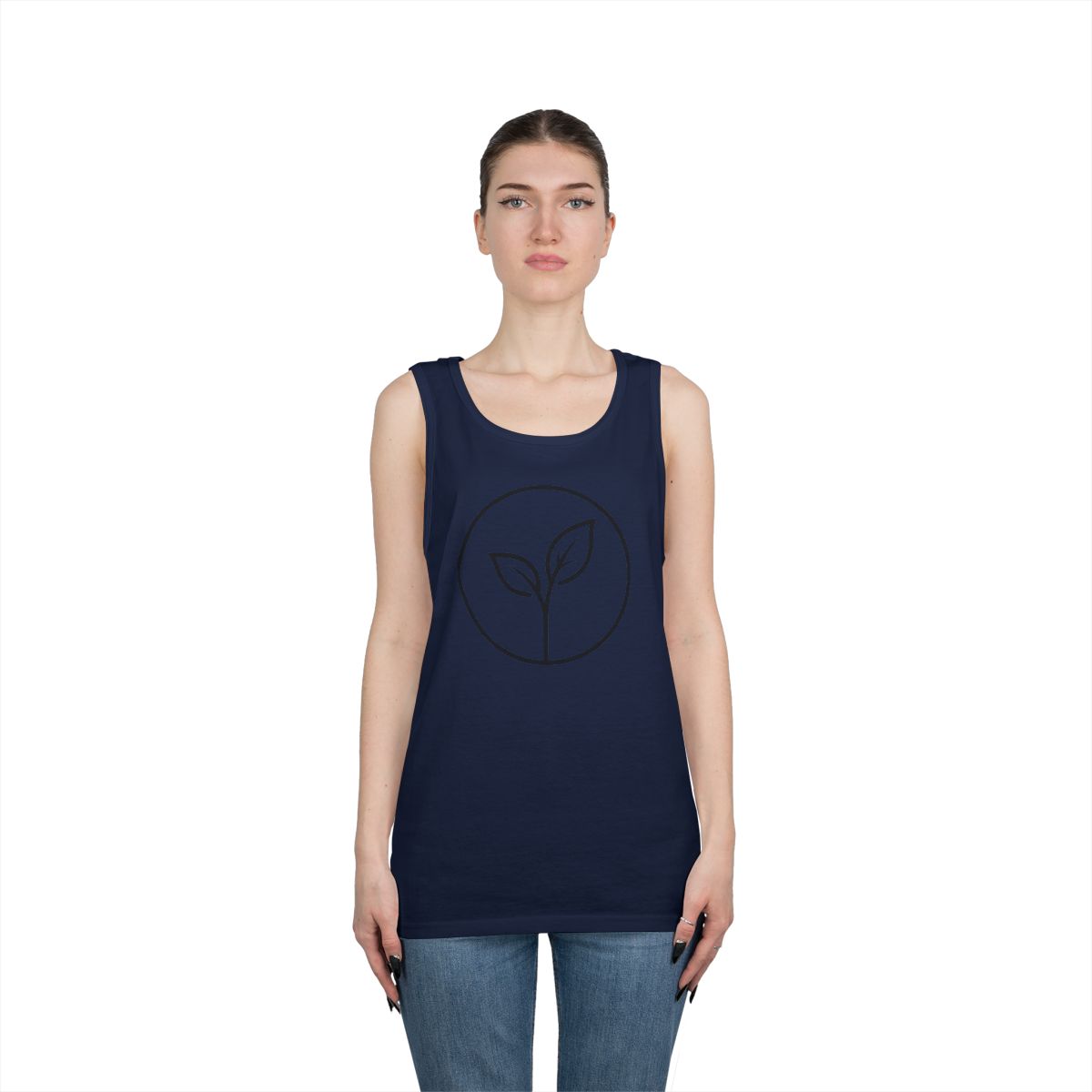 Color: Navy | Seedling Tank Top