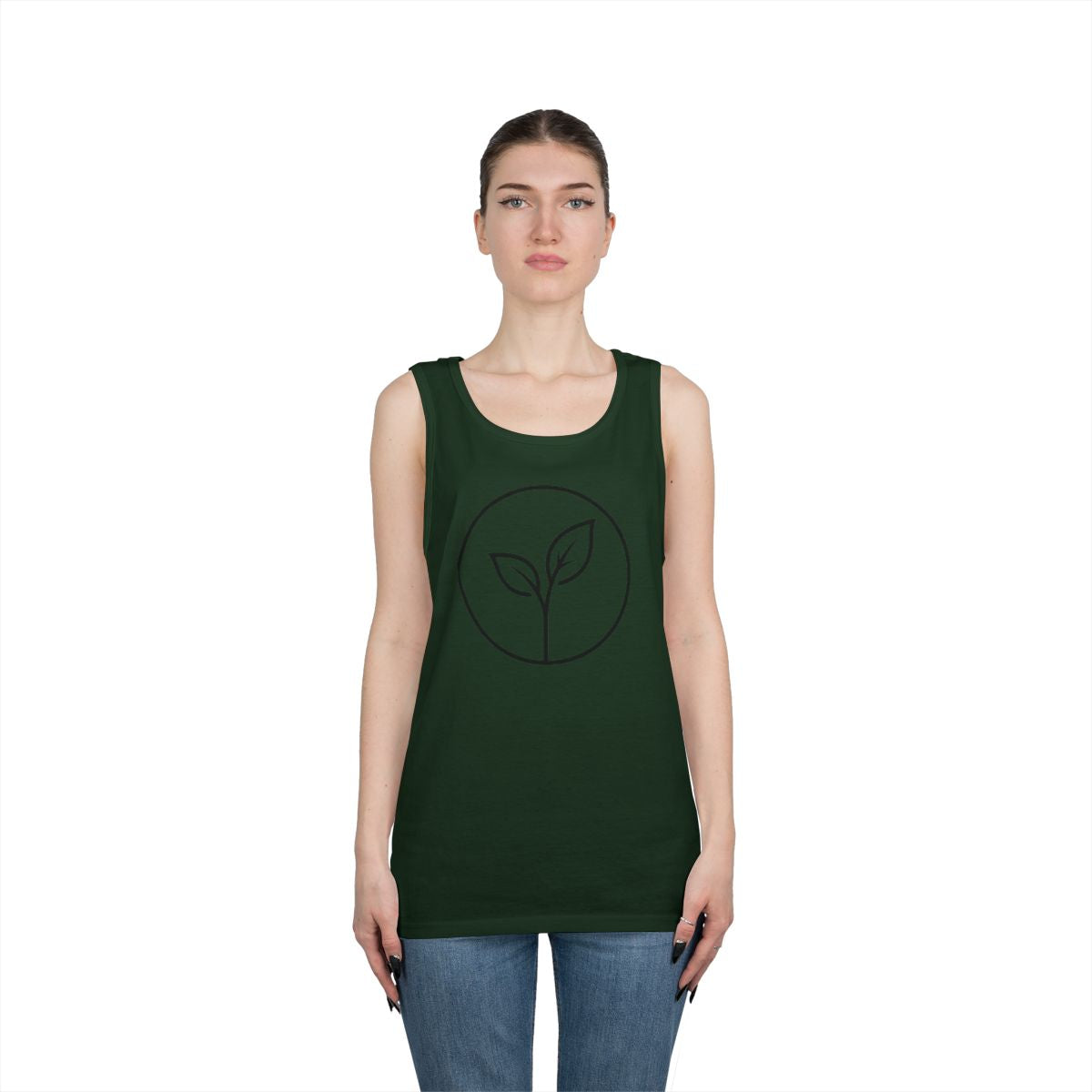 Color: Forest Green | Seedling Tank Top
