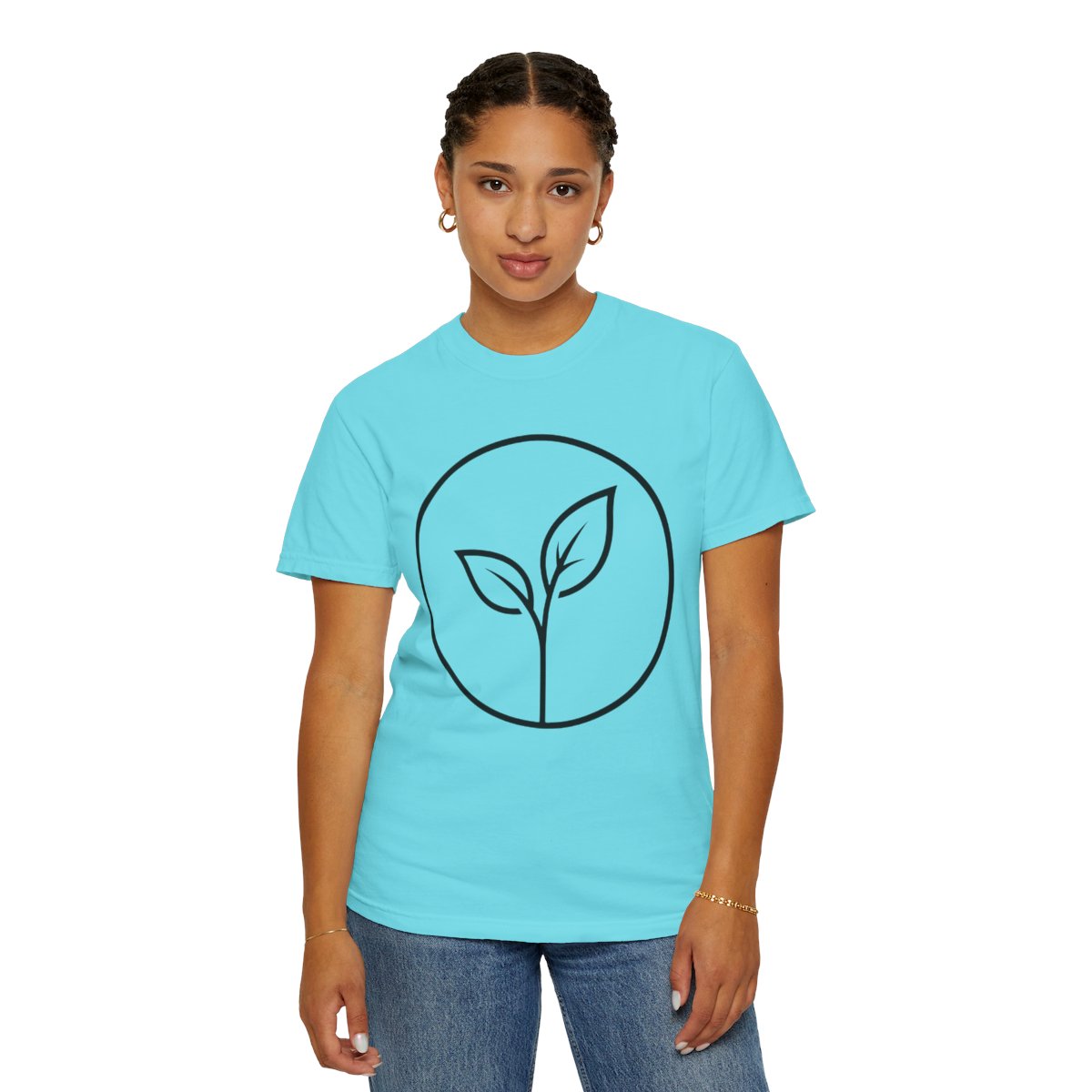 Color: Lagoon Blue | Seedling Unisex Garment-Dyed Tee