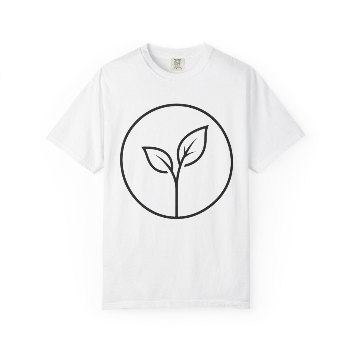 Color: White | Seedling Unisex Garment-Dyed Tee