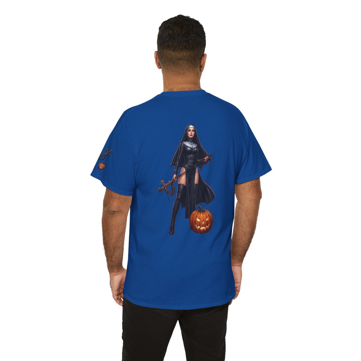 Color: Royal | Sexy Halloween Nun Premium Graphic Tee
