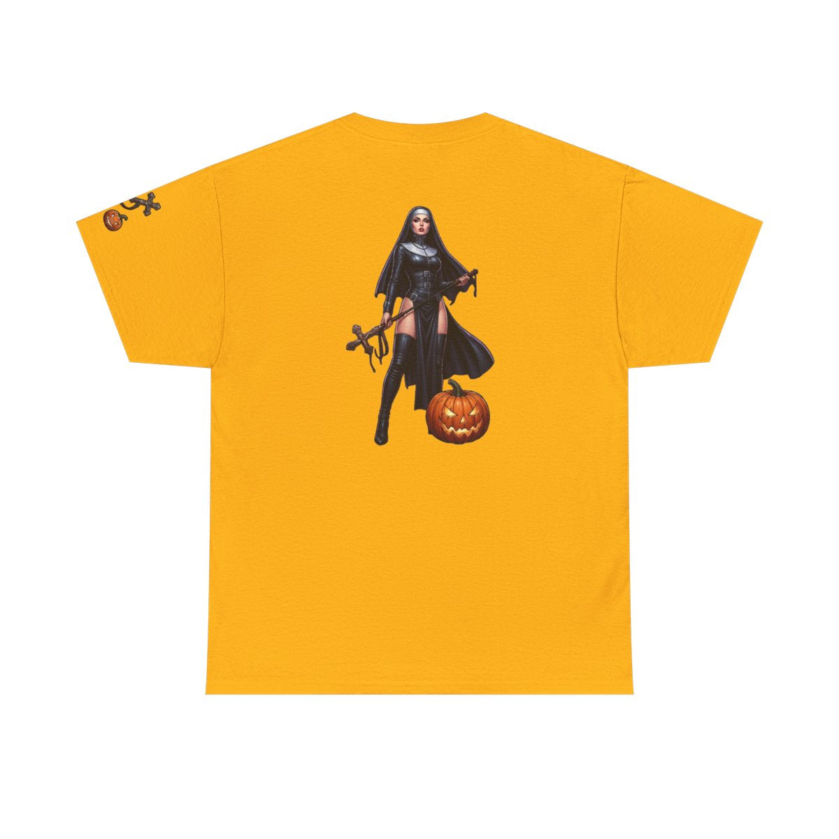Color: Gold | Sexy Halloween Nun Premium Graphic Tee