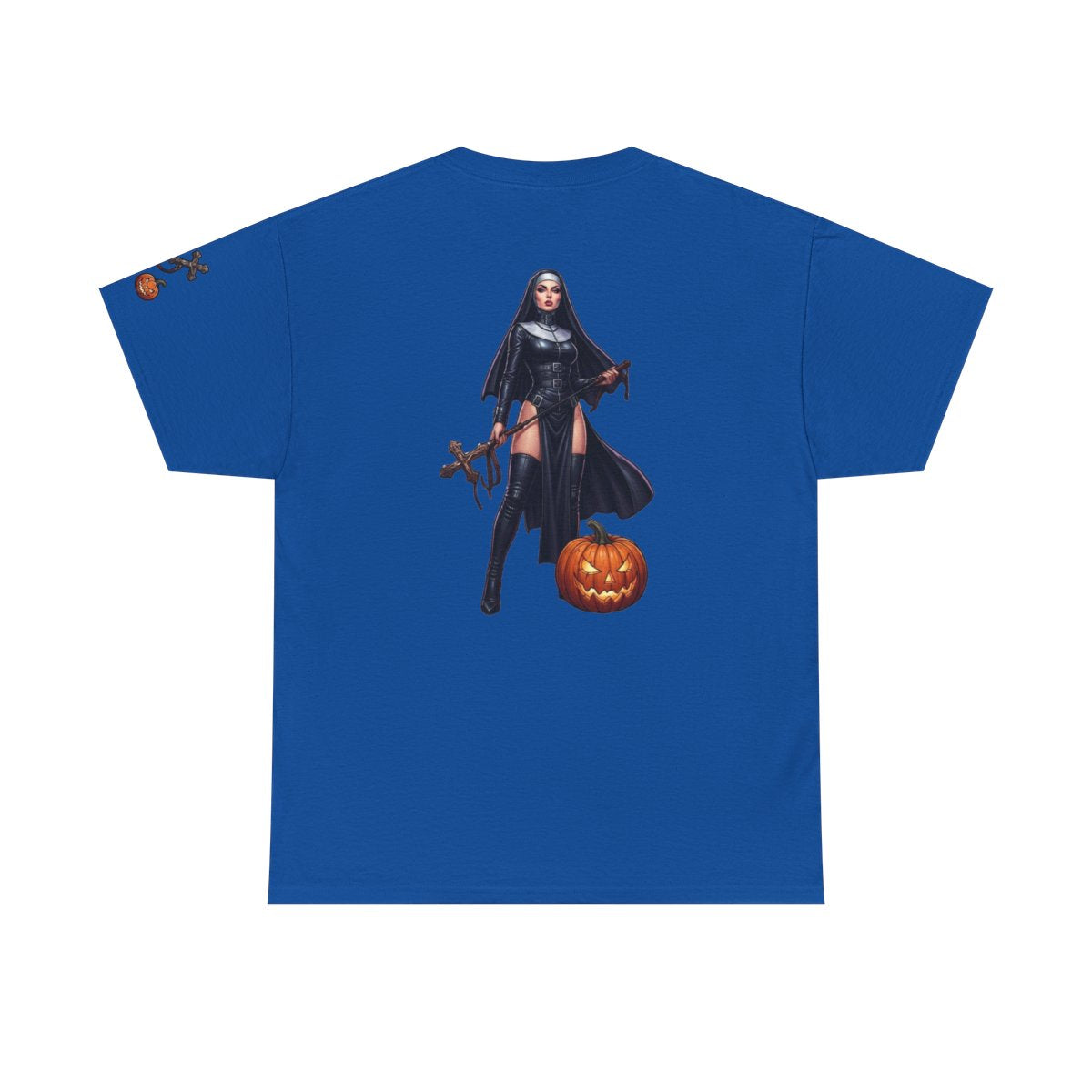 Color: Royal | Sexy Halloween Nun Premium Graphic Tee