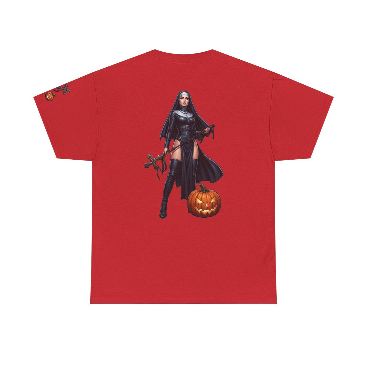 Color: Red | Sexy Halloween Nun Premium Graphic Tee