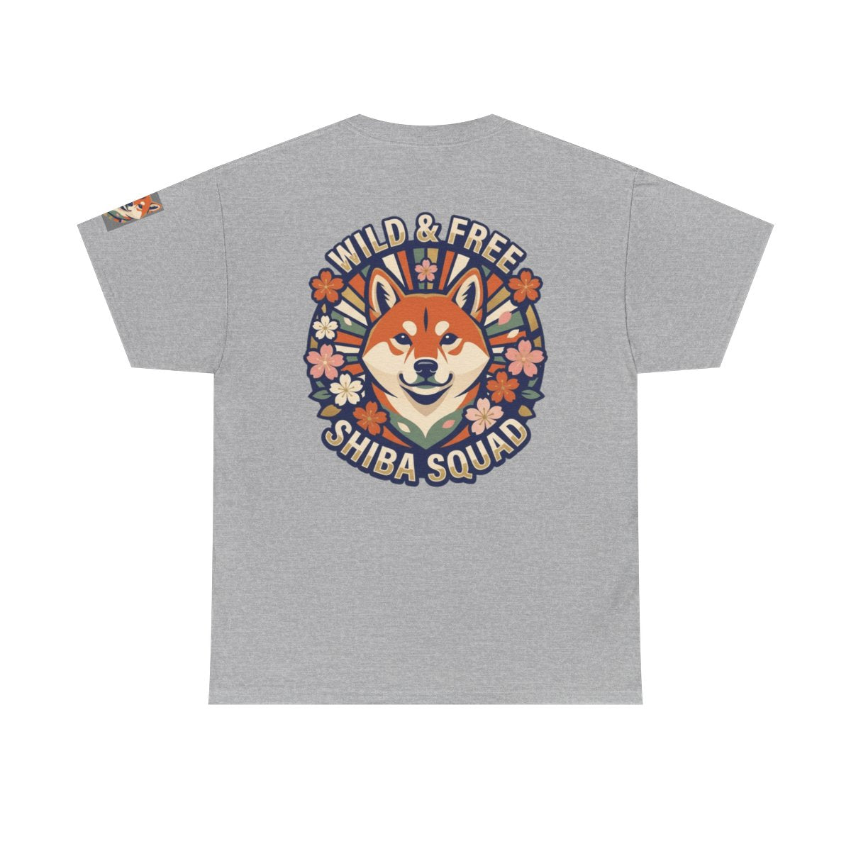Color: Sport Grey | Shiba Squad Premium Graphic Tee