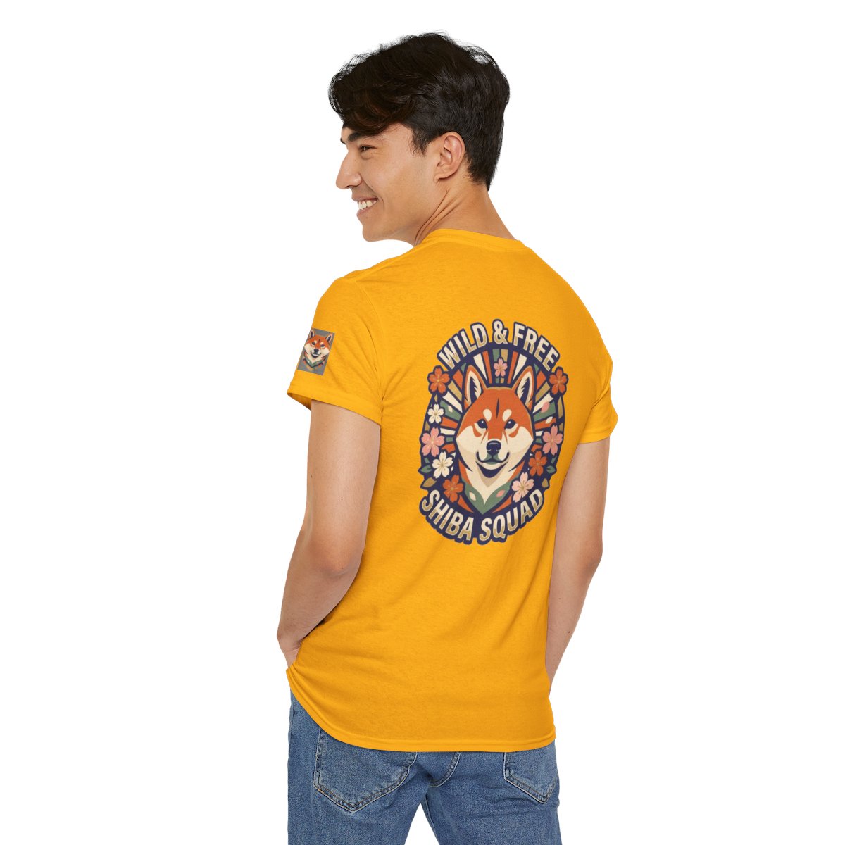 Color: Gold | Shiba Squad Premium Graphic Tee