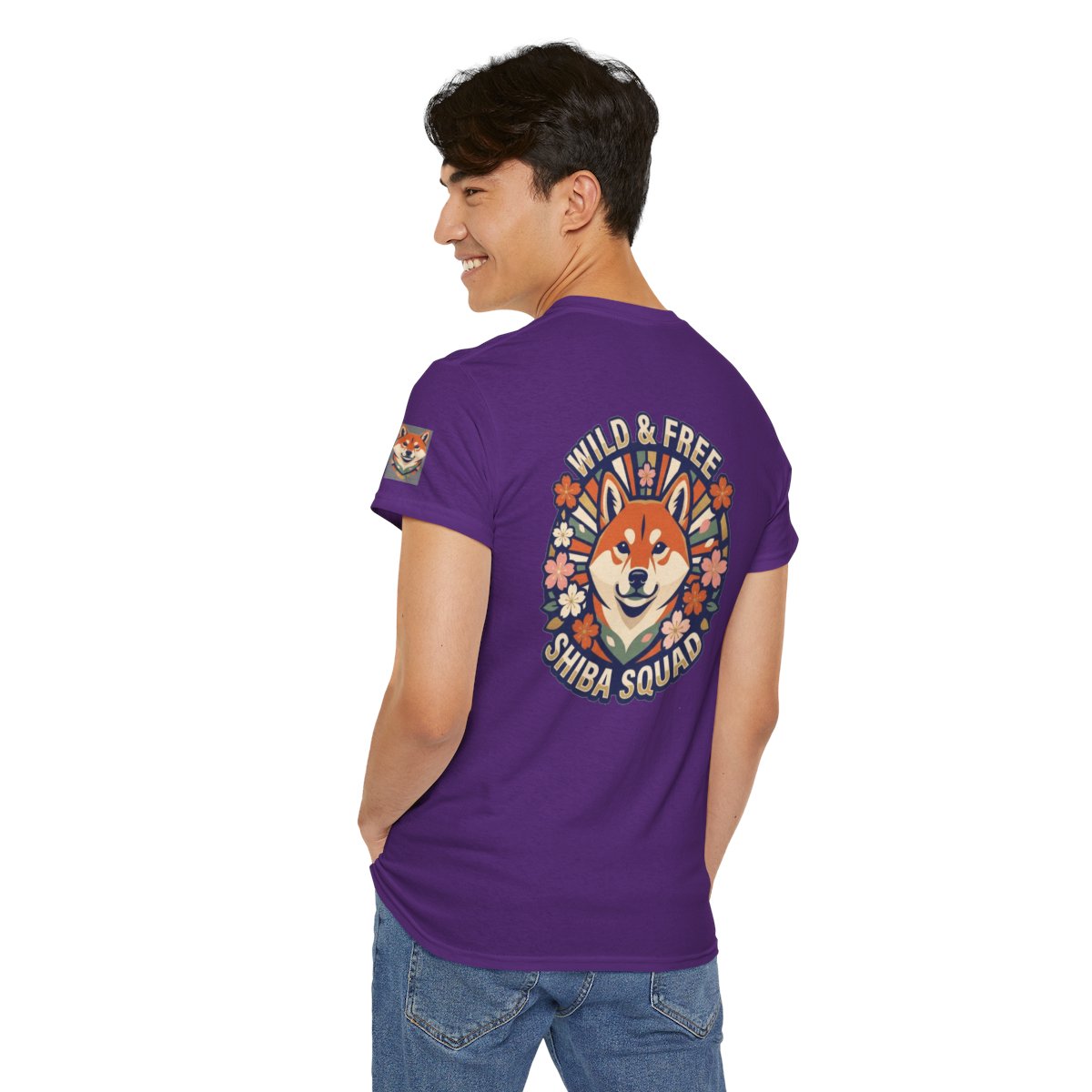 Color: Purple | Shiba Squad Premium Graphic Tee