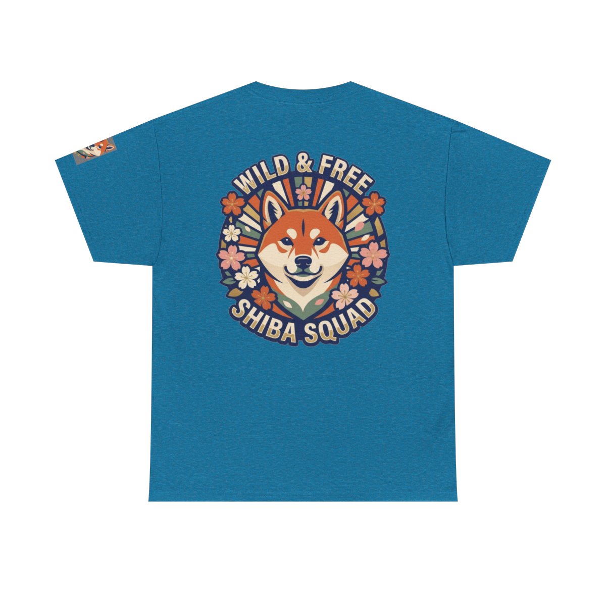 Color: Antique Sapphire | Shiba Squad Premium Graphic Tee