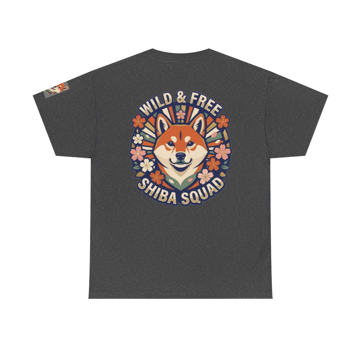 Color: Dark Heather | Shiba Squad Premium Graphic Tee