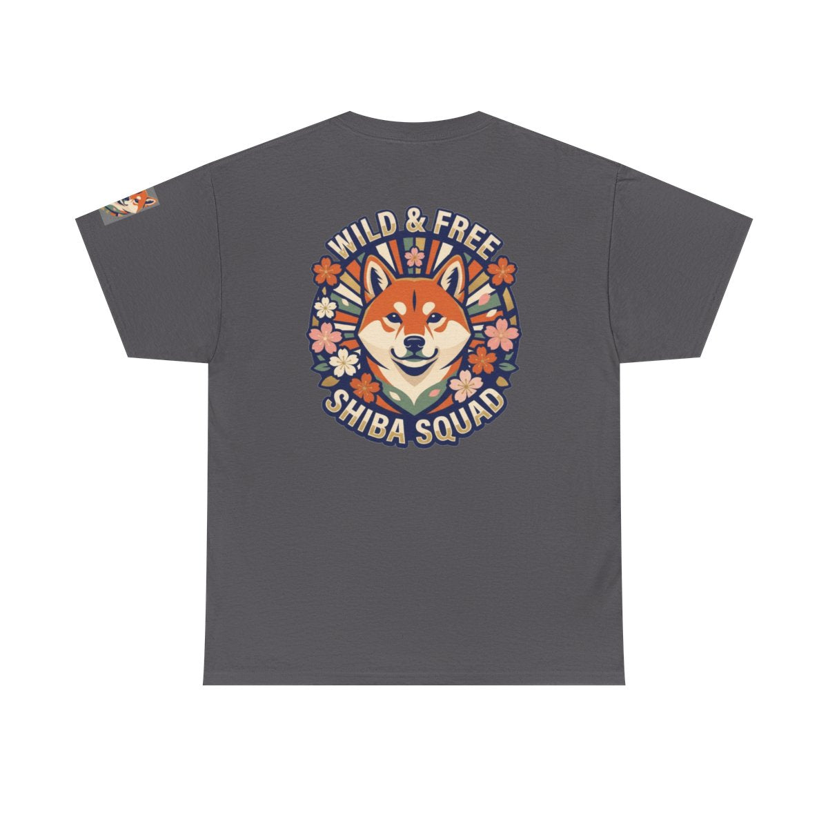 Color: Charcoal | Shiba Squad Premium Graphic Tee