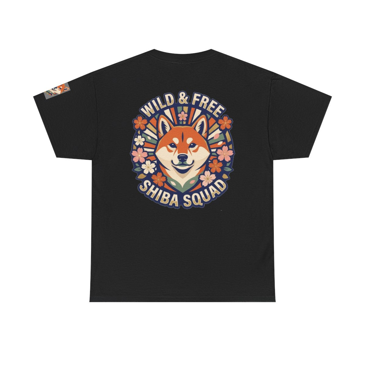Color: Black | Shiba Squad Premium Graphic Tee