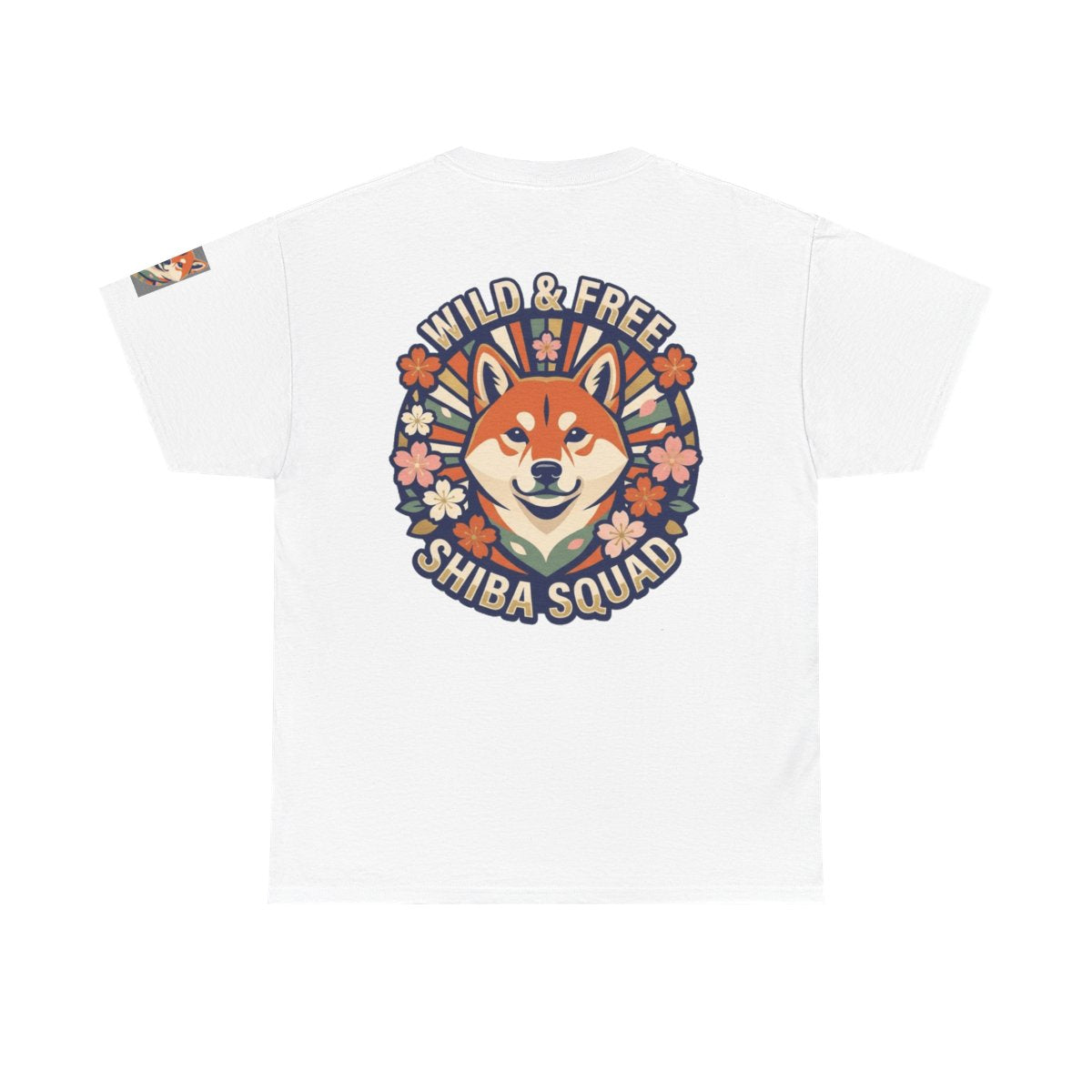 Color: White | Shiba Squad Premium Graphic Tee