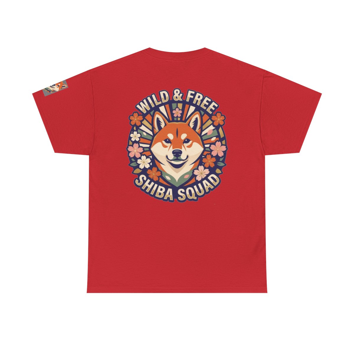 Color: Red | Shiba Squad Premium Graphic Tee