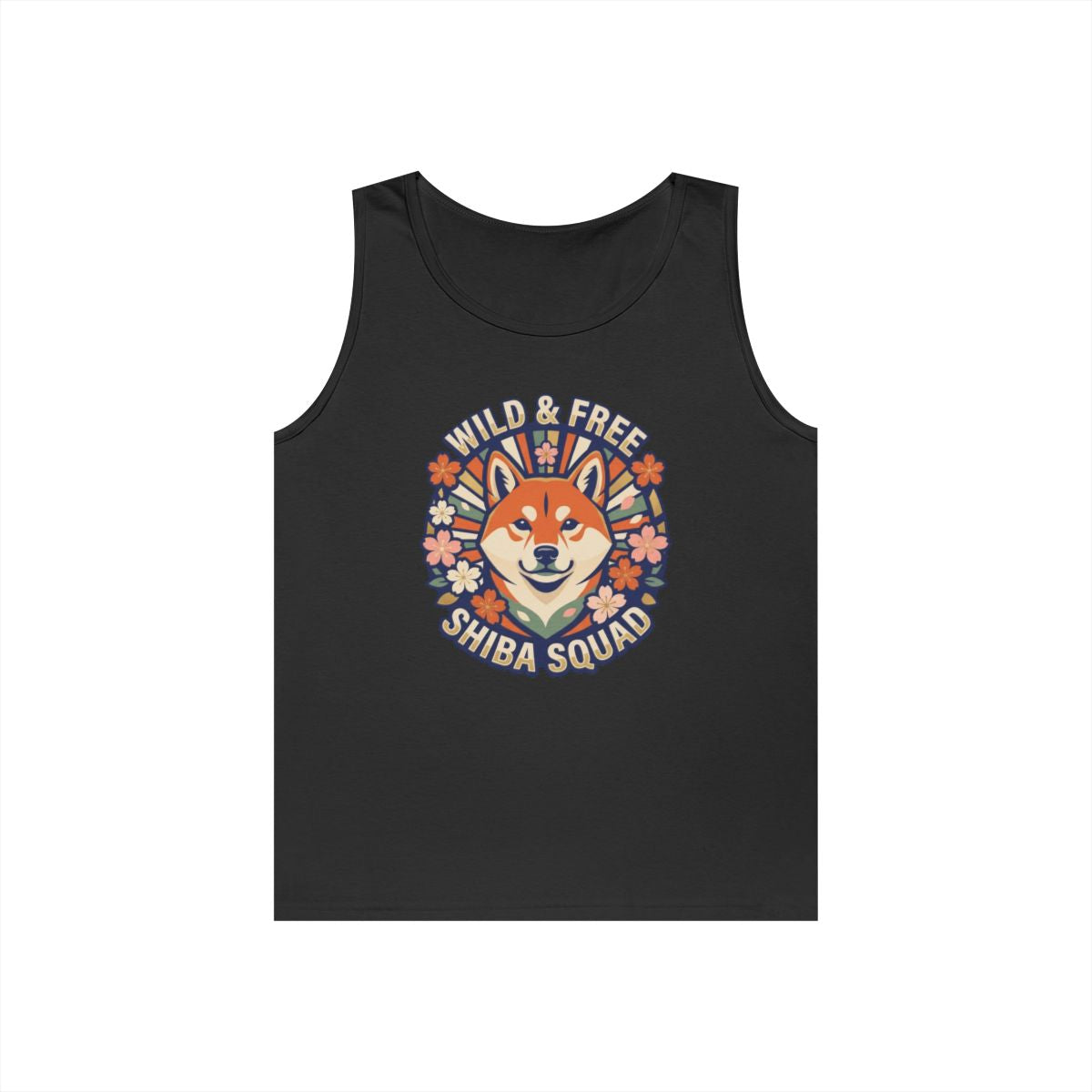 Color: Black | Shiba Squad Tank Top