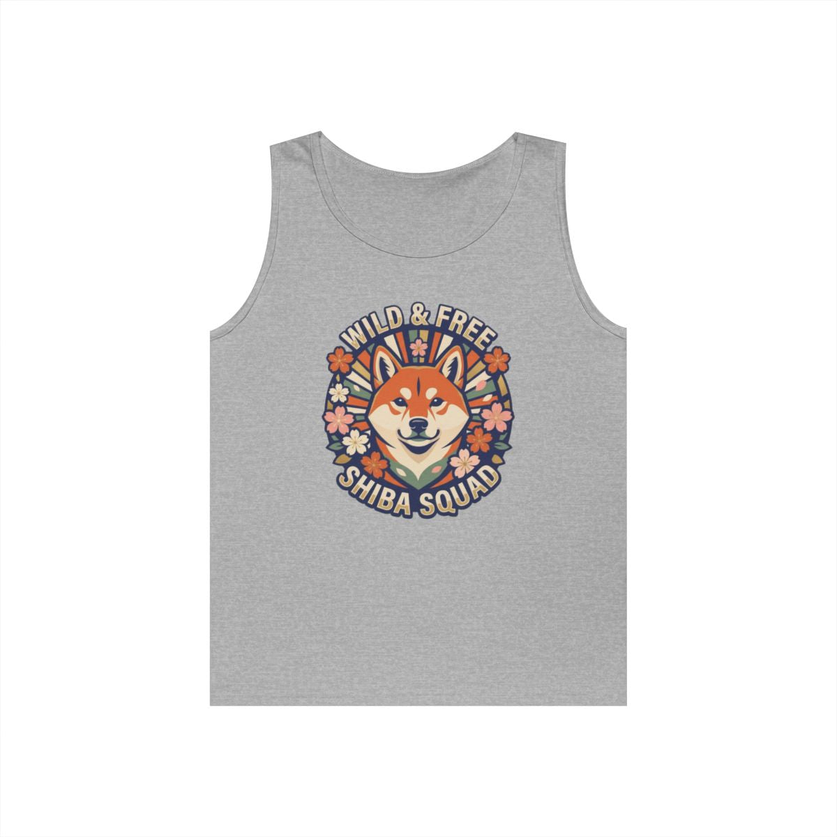 Color: Sport Grey | Shiba Squad Tank Top