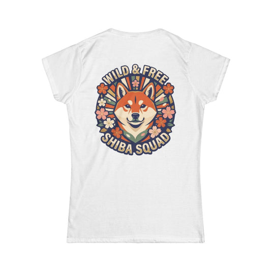Color: White | Shiba Squad Women's Tee