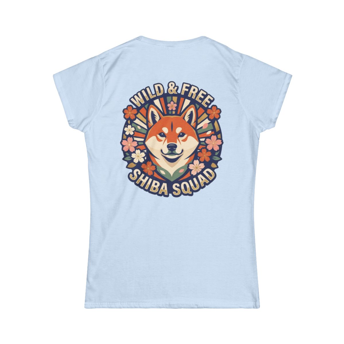 Color: Light Blue | Shiba Squad Women's Tee
