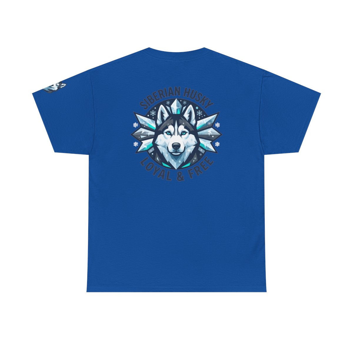 Color: Royal | Siberian Husky Loyal & Free Premium Graphic Tee