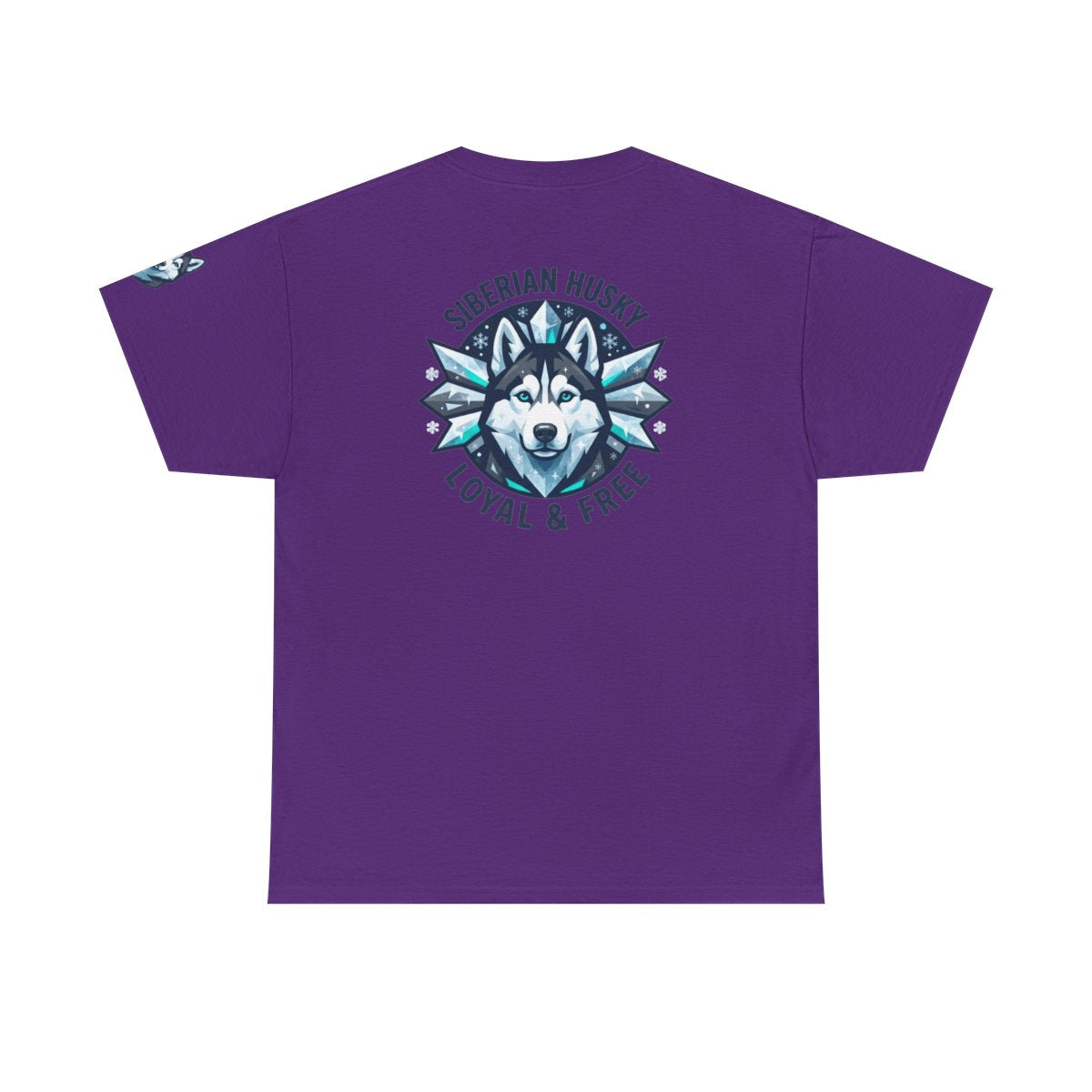 Color: Purple | Siberian Husky Loyal & Free Premium Graphic Tee