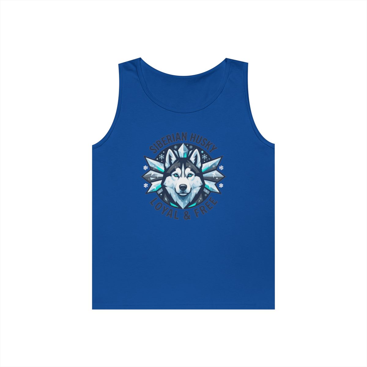 Color: Royal | Siberian Husky Loyal & Free Tank Top