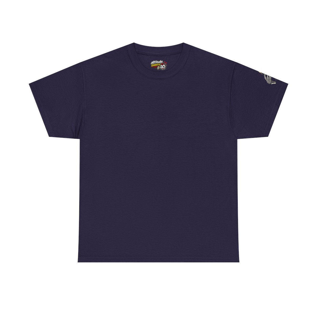 Color: Blackberry | Skeletal Hand And Tarot Card Premium Graphic Tee