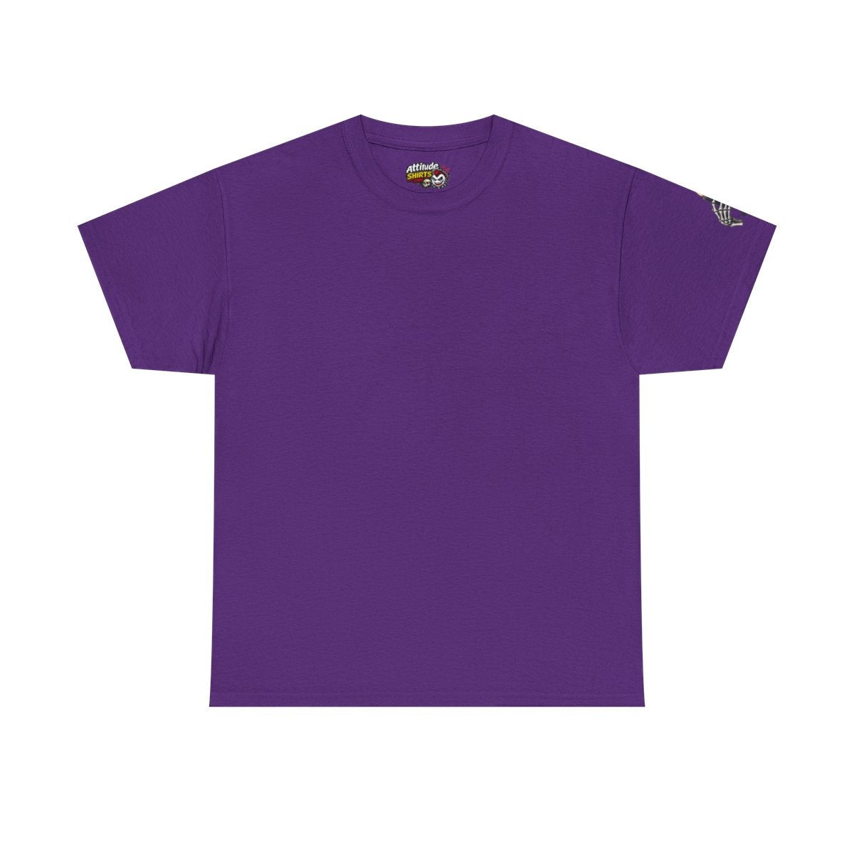 Color: Purple | Skeletal Hand And Tarot Card Premium Graphic Tee