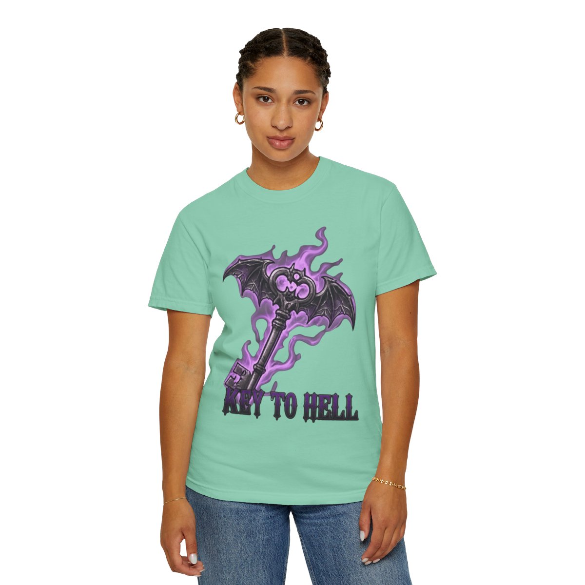 Color: Island Reef | Skeleton Key Unisex Garment-Dyed Tee