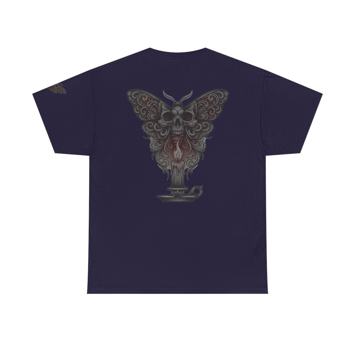 Color: Blackberry | Skeleton Moth Premium Graphic Tee