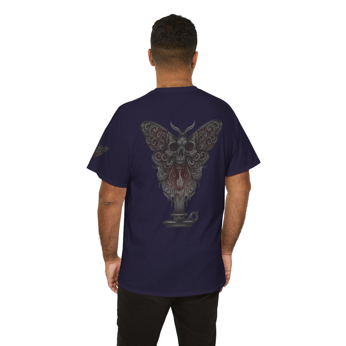 Color: Blackberry | Skeleton Moth Premium Graphic Tee