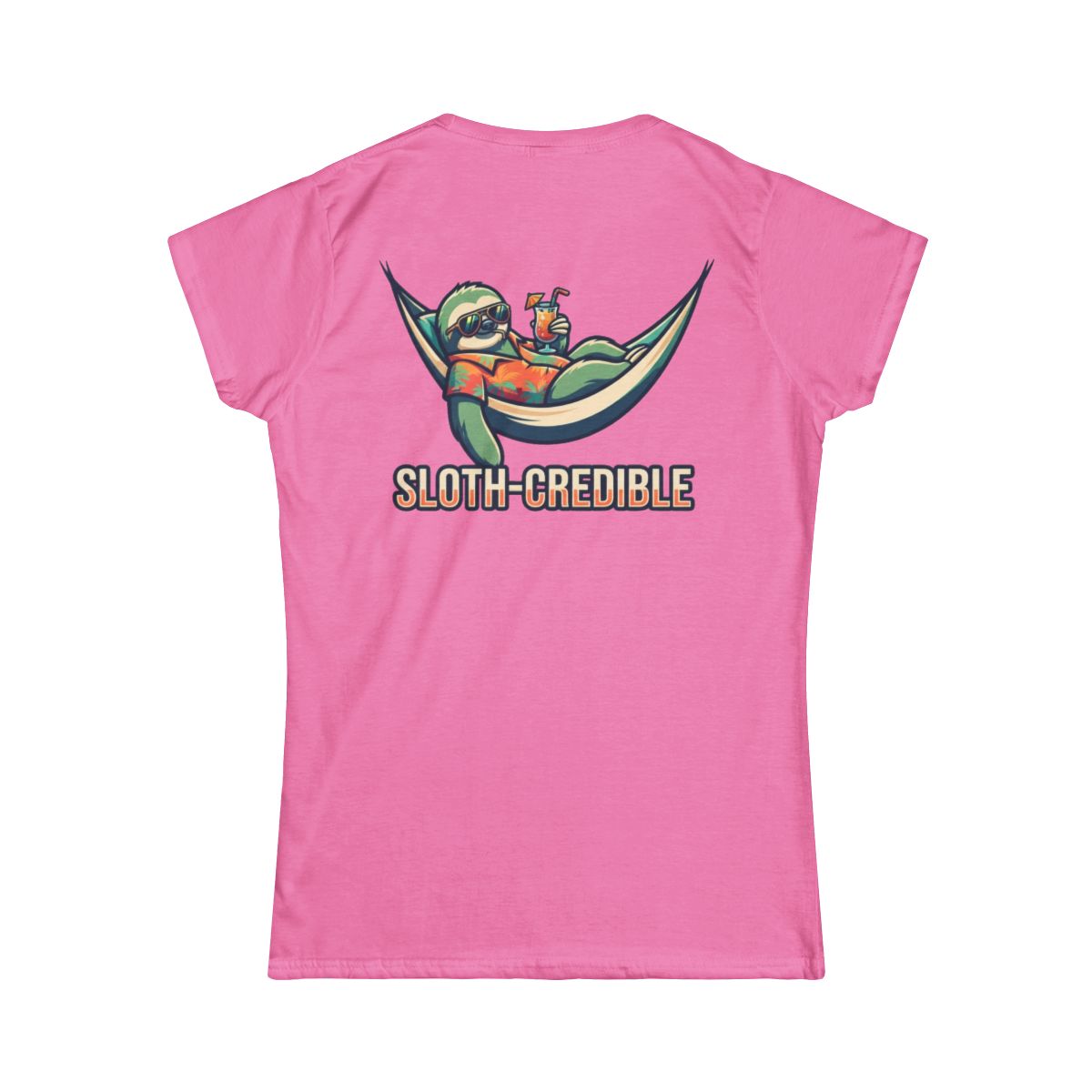 Color: Azalea | Sloth Credible Women's Tee