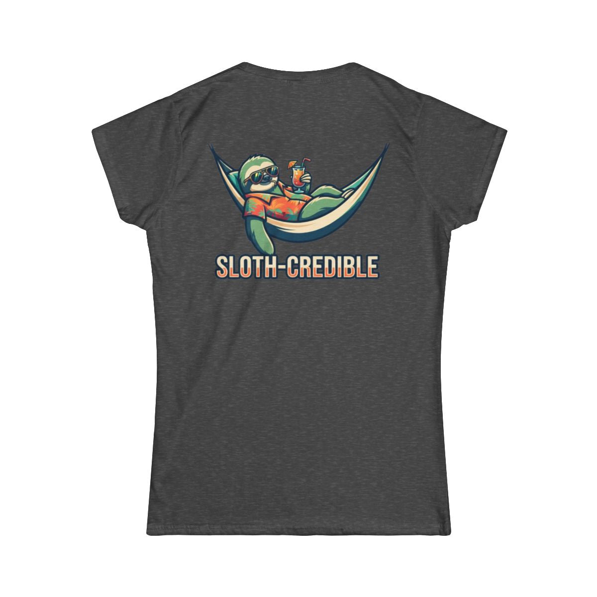 Color: Dark Heather | Sloth Credible Women's Tee