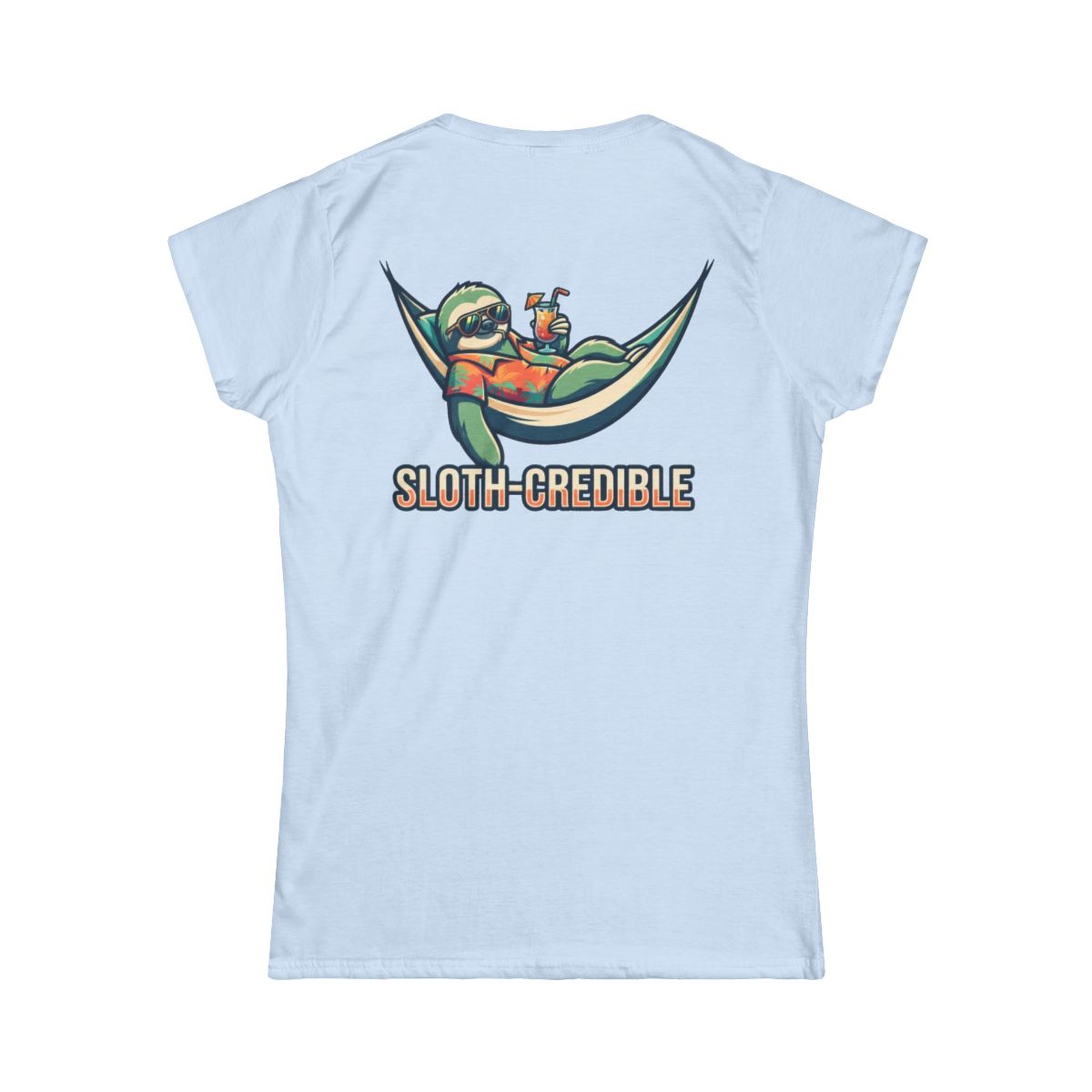 Color: Light Blue | Sloth Credible Women's Tee