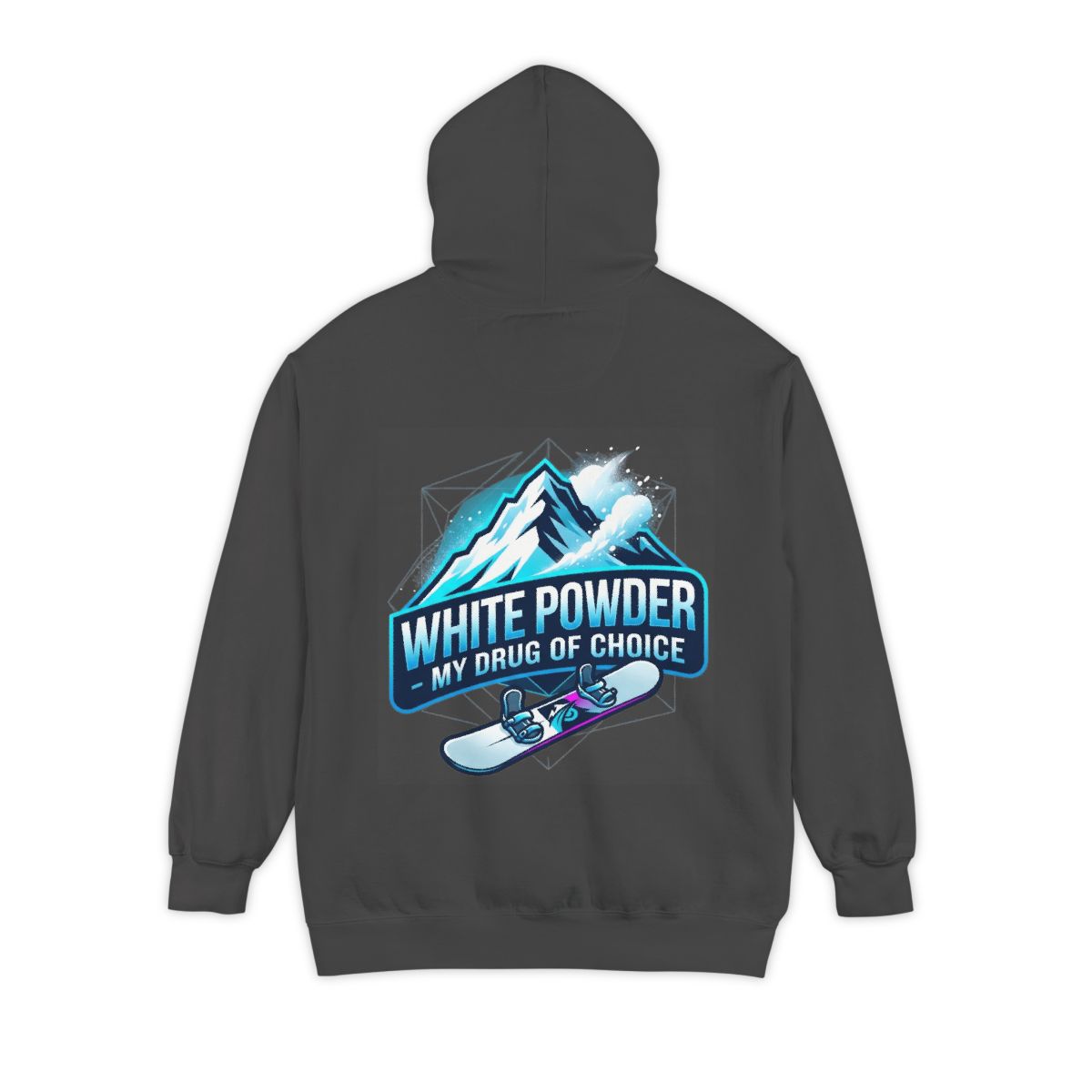 Color: Pepper | Snowboard Drug of Choice Garment-Dyed Hoodie