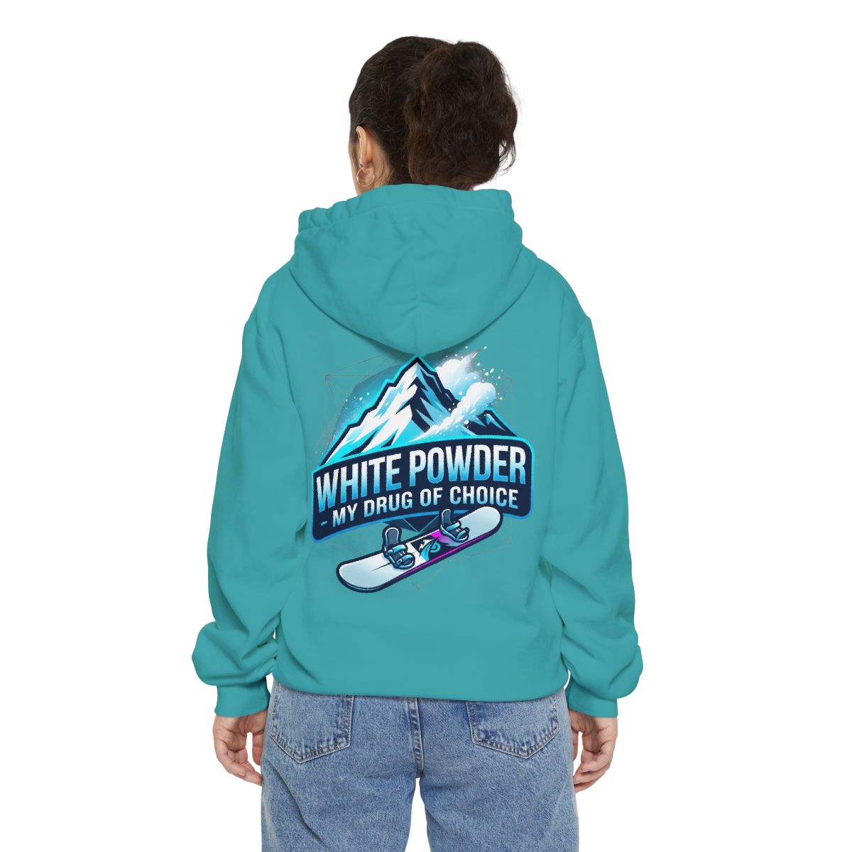 Color: Seafoam | Snowboard Drug of Choice Garment-Dyed Hoodie