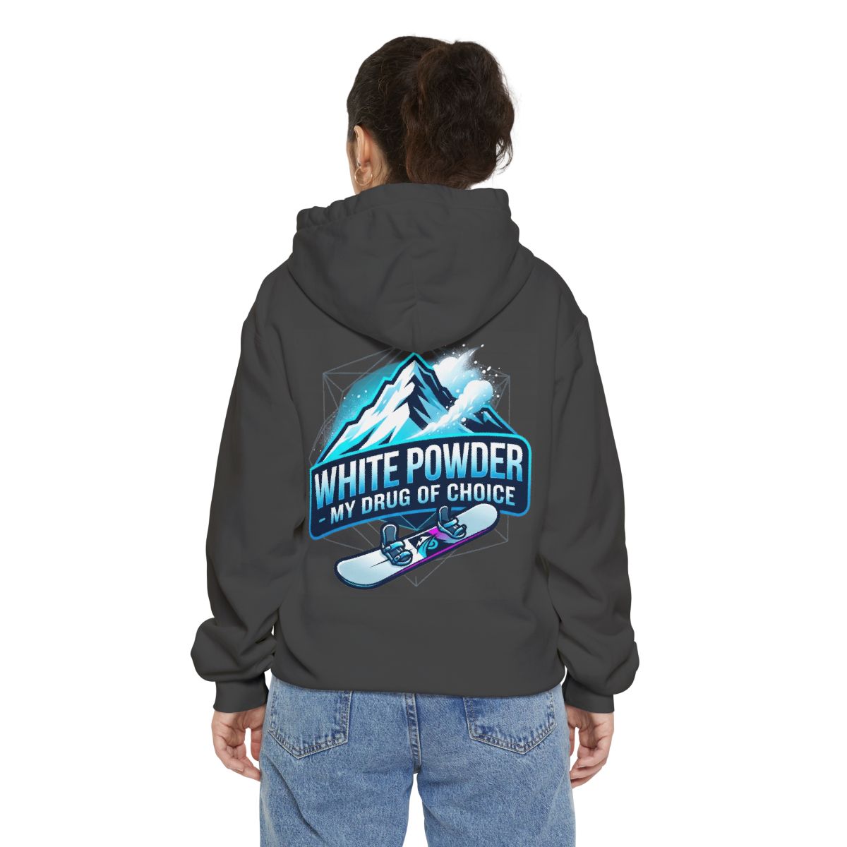 Color: Pepper | Snowboard Drug of Choice Garment-Dyed Hoodie