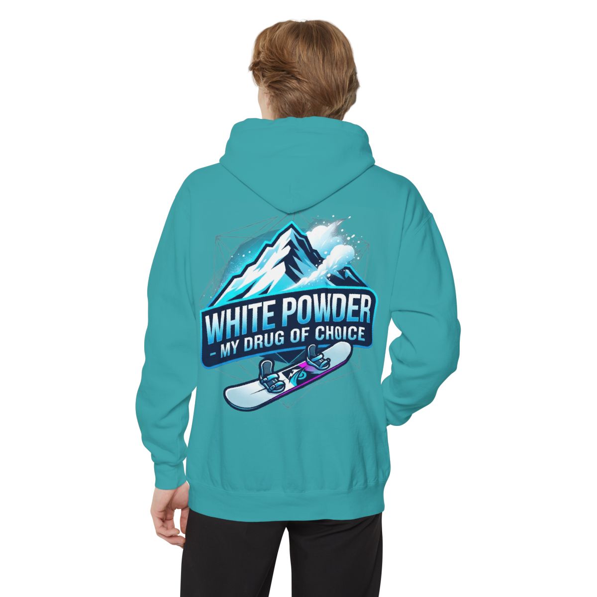 Color: Seafoam | Snowboard Drug of Choice Garment-Dyed Hoodie