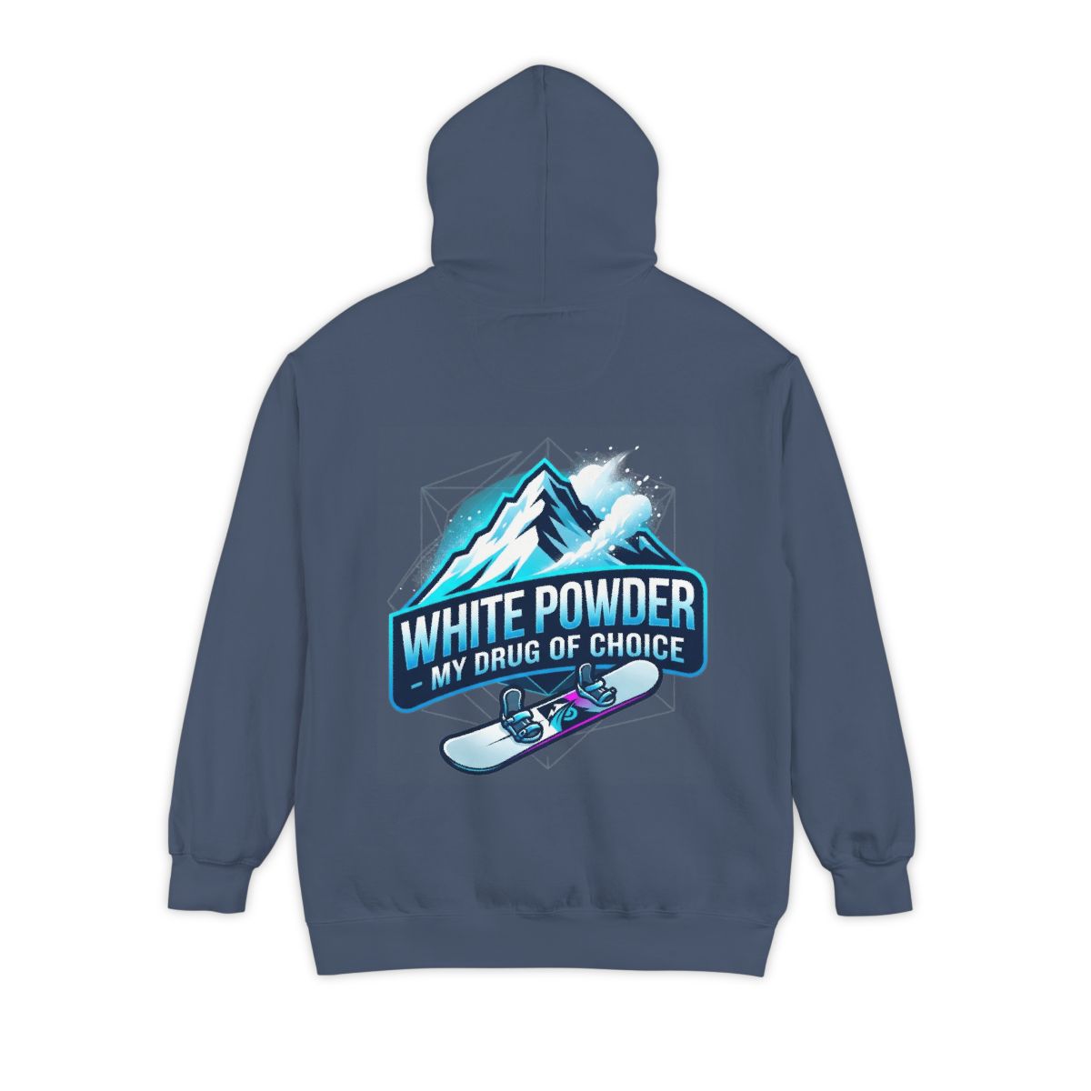 Color: Denim | Snowboard Drug of Choice Garment-Dyed Hoodie