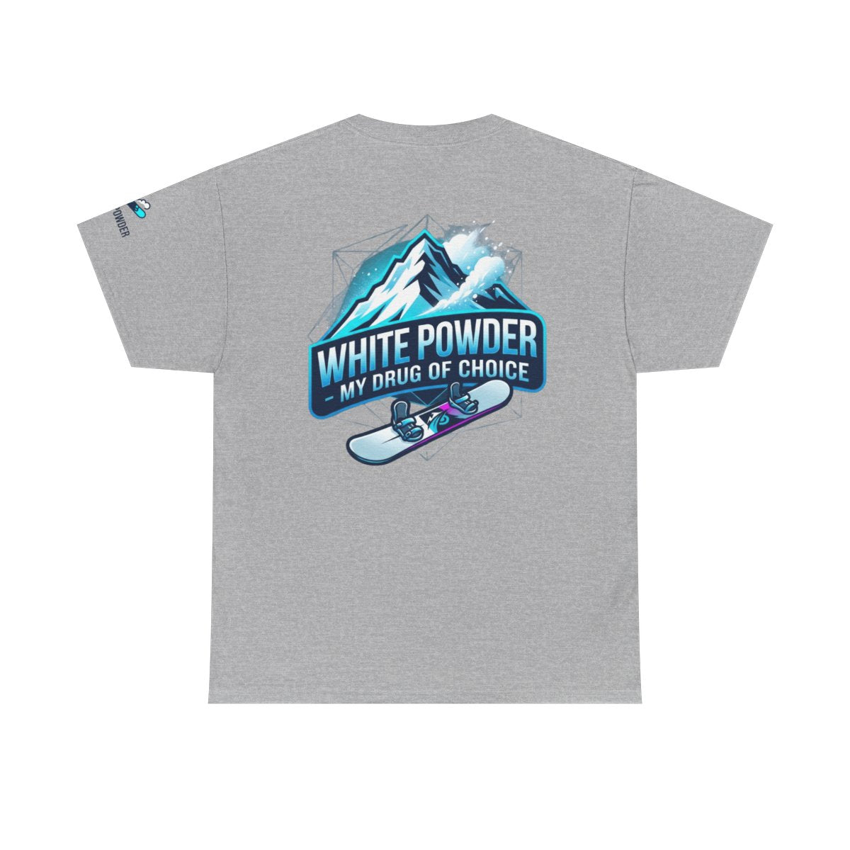 Color: Sport Grey | Snowboard Drug of Choice Premium Graphic Tee