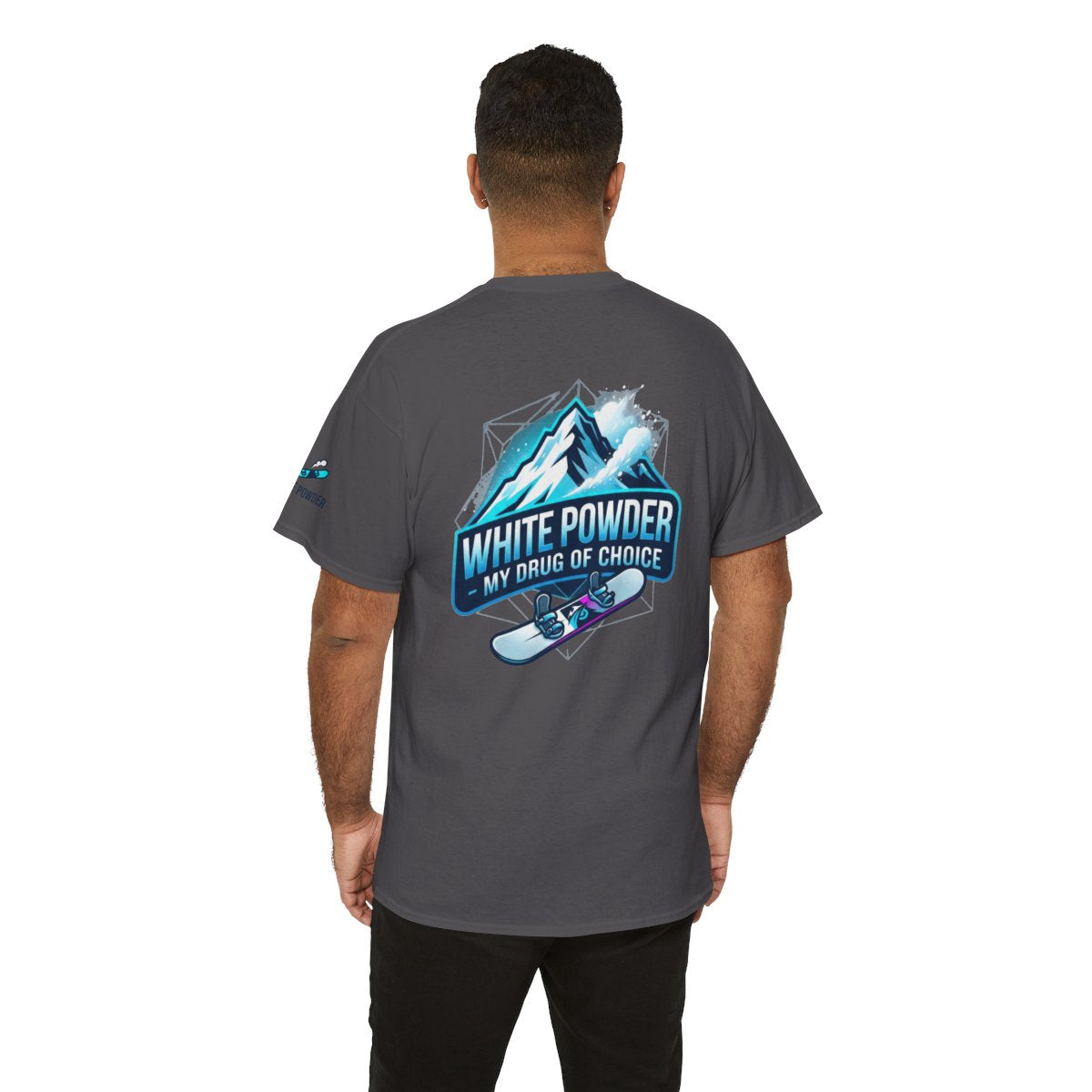 Color: Charcoal | Snowboard Drug of Choice Premium Graphic Tee