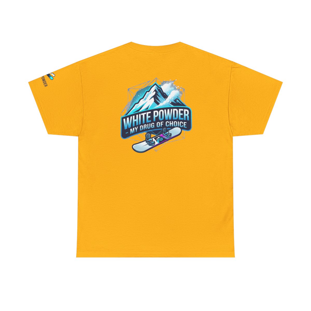 Color: Gold | Snowboard Drug of Choice Premium Graphic Tee