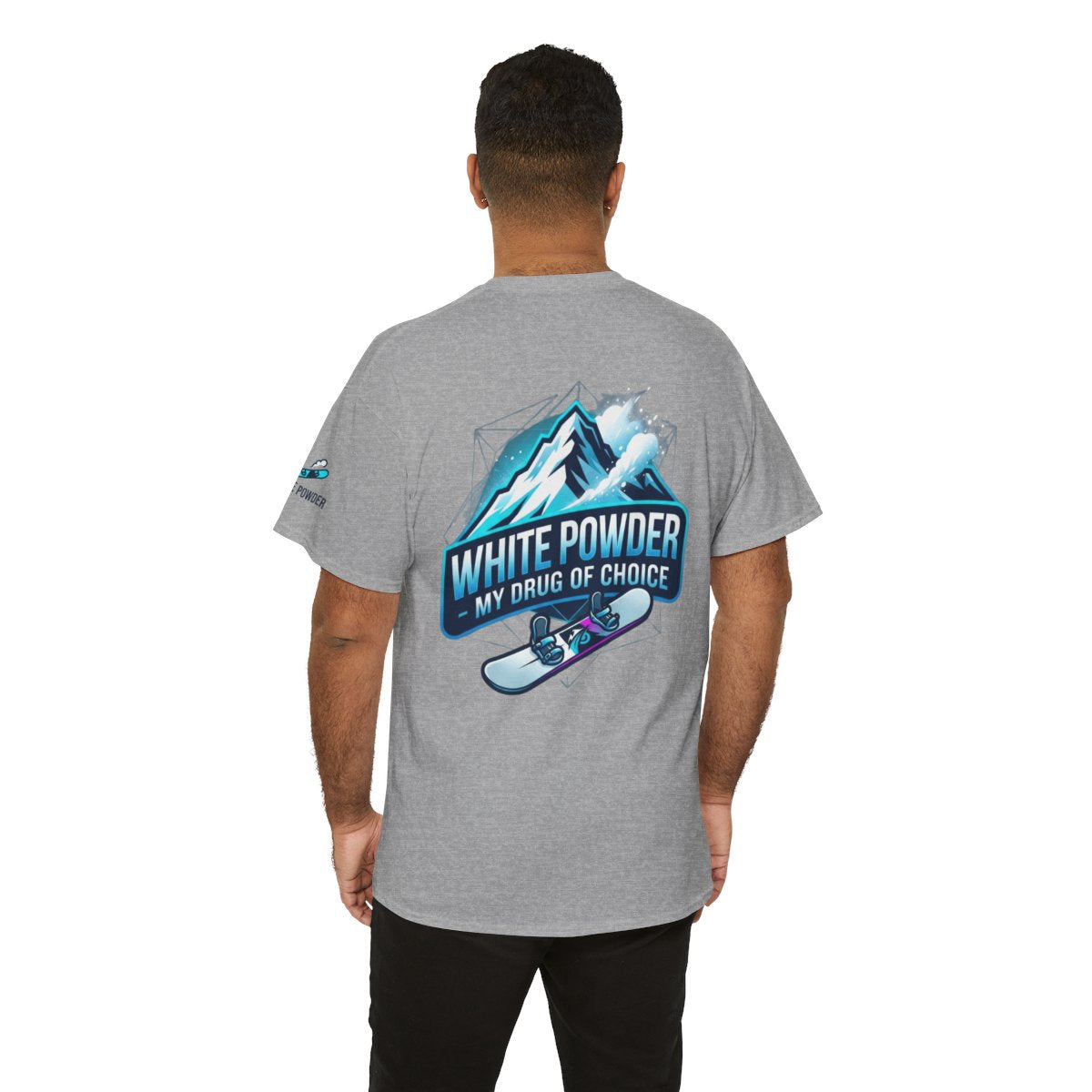 Color: Sport Grey | Snowboard Drug of Choice Premium Graphic Tee
