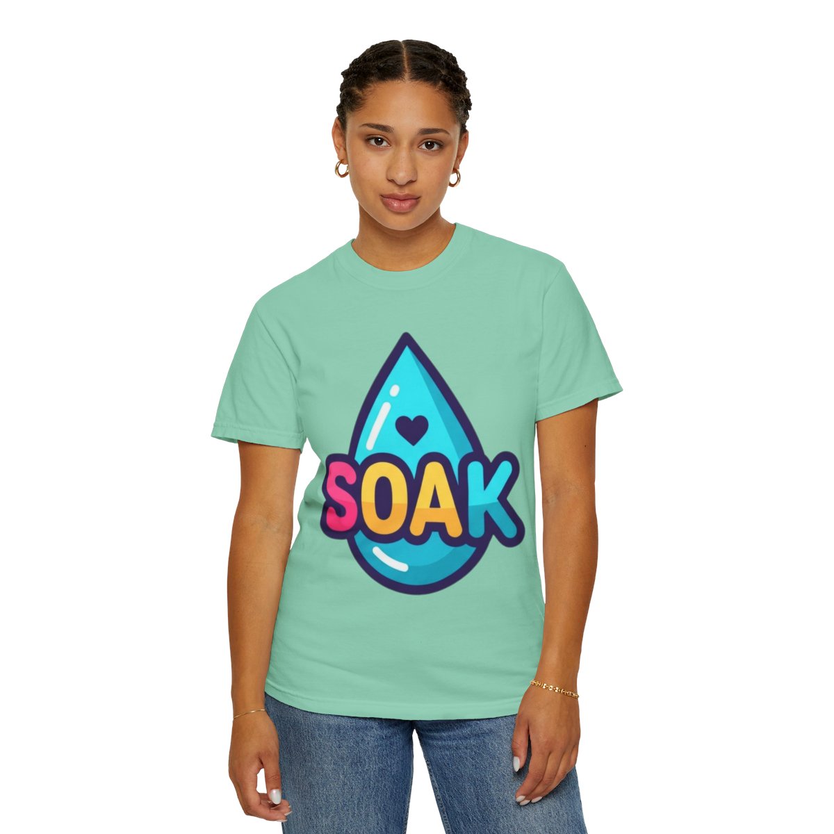 Color: Island Reef | Soak Unisex Garment-Dyed Tee
